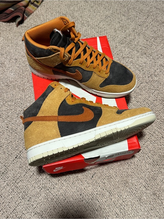 Nike Other - Nike Dunk High Dark Russet